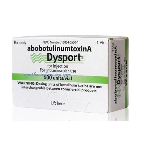 Dysport® (abobotulinumtoxinA) .